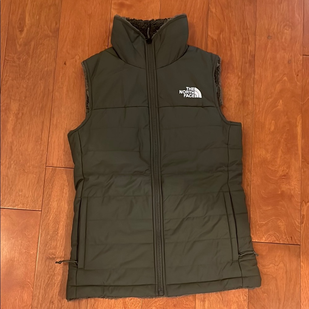 The North Face Charcoal Puffer Vest